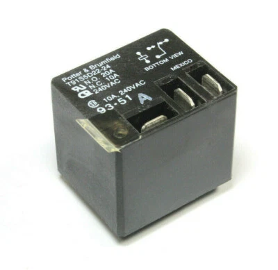 1pc Potter & Brumfield T91S5D22-24 SPDT 24VDC 20A/10A PCB Mount Relay  - Image 1 of 2