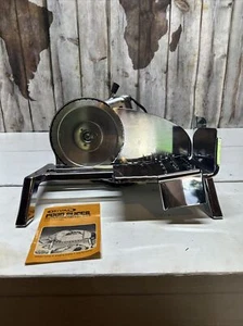 Vintage Rival Electric Food Meat Slicer Model 1101E/5 125W Made USA 1101E Tested - Picture 1 of 12