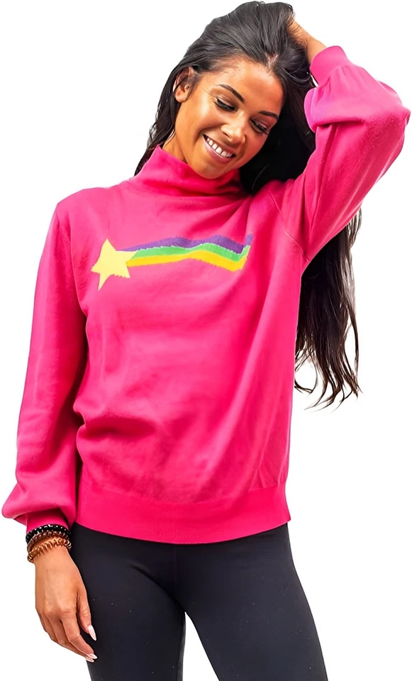 彩虹之星粉色松树卡通毛衣万圣节服装角色扮演套装 — 第 1/4 张图片