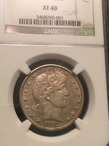 1912-D Barber Silver Half Dollar NGC Certified XF40 - Picture 1 of 11