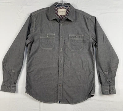 Weatherproof Vintage Men's Button Down Shirt Size Medium, Gray - Image 1 of 4