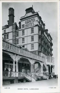 POSTAL FOTOGRÁFICA REAL GRAND HOTEL, LLANDUDNO, CAERNARFONSHIRE, GALES, TUCK - Imagen 1 de 2