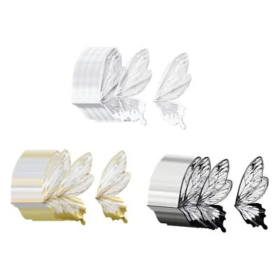 80 Pieces Flower Wrapping Papers Butterfly Wing for Wedding Party Decoration - Image 1 of 2