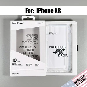 Funda Tech 21 para iPhone XR - Serie Pure Clear | Ultra Delgada y Flexible | USADA - Imagen 1 de 17