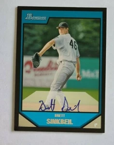 2007 Bowman Brett Sinkbehl Florida Marlins - Auto - Bild 1 von 1