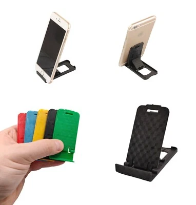 Smartphone Halter Handy Halterung Tisch Desktop Mini Faltbar Universal Ständer - Bild 1 von 4