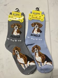 Calze Cane Beagle Divertente Novità Abito Casual SOX Cucciolo Pet Foozys 2 Paia Taglia 9-11 - Foto 1 di 1