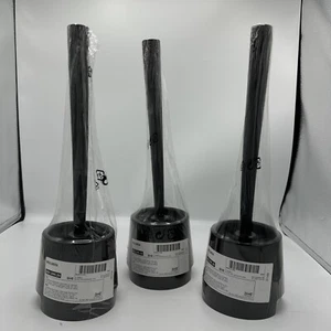 3 Spazzolini WC IKEA BOLMEN con supporti neri nuovi sigillati - Foto 1 di 7