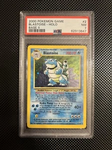 2000 POKEMON GAME BLASTOISE - HOLO BASE Il PSA 7 - Picture 1 of 2