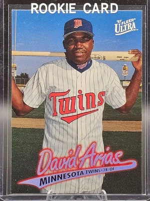 1997 Fleer Ultra -- David Arias (Ortiz) -- Rookie (RC) -- Red Sox - Twins - HOF - Image 1 of 2