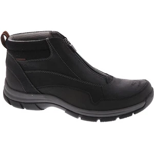Clarks Mens Walpath Zip Black Leather Ankle Boots Shoes 13 Wide (E) BHFO 6837 - Picture 1 of 5