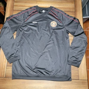 Manchester United LS Teamtrikot schwarz mit Rundhalsausschnitt - Größe XL - Bild 1 von 6