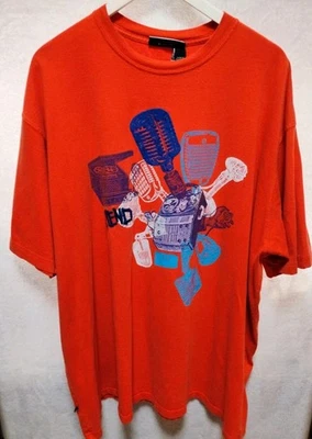 Camiseta Rocawear Para Hombre 3XL Naranja Hip Hop De Colección Usada Foto 1 de 4