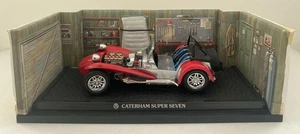 Kyosho 1:18 Scale Caterham Super Seven 720R Red Diecast Model On Stand Boxed - Picture 1 of 15