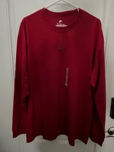 Nike Premium Essentials Max90 Langarm T-Shirt Rot Herren Gr. Large DO7390-687 - Bild 1 von 4