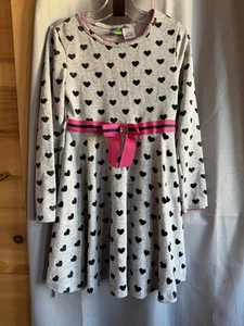 Dollie And Me Herzen mit rosa Schleife Kleid Größe 7 - Bild 1 von 9