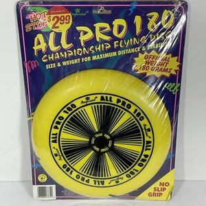 Vintage 1995 Imperial All Pro 180 Championship Frisbee Flying Disc Yellow Retro - Bild 1 von 6