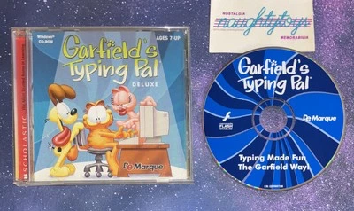 Vtg Garfield's Typing Pal Deluxe PC CD-Rom (2003, Scholastic) - Image 1 of 4