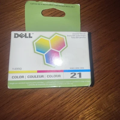 Dell Y499D Series 21 Color Ink NEW FACTORY SEALED Foto 1 de 4
