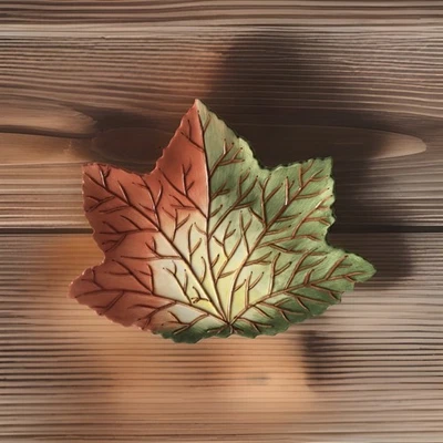 Plato grande de cerámica para hojas de otoño - Bella Casa de Ganz - Decoración de mesa de otoño Foto 1 de 4