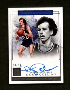 2018-19 Panini Impeccable Immortal Ink /99 Doug Collins #IM-DCL Autograph  76ers - Picture 1 of 2