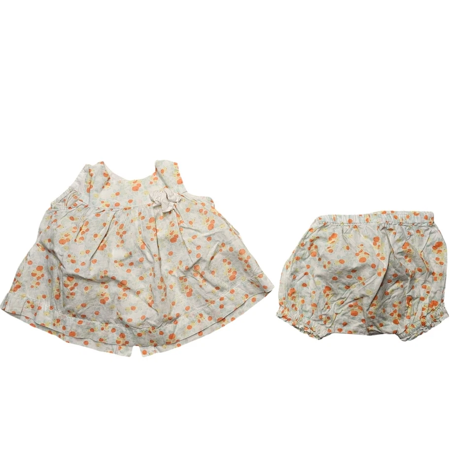 Petit Bateau Bebé Vestido Talla 1M 50 56 Newborn - Imagen 1 de 3