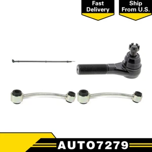 Mevotech 4 PCS Front Tie Rod End Sway Bar Link For 1987-1989 Jeep Wrangler - Picture 1 of 9