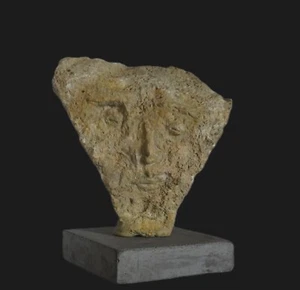 Stein, Naturstein, Skulptur, Figur, Statue, Gesicht, Sandstein, living stone - Bild 1 von 6