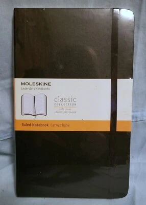 Молескин управляемый ноутбука 5 x 8,25 «192 страницы новый в термоусадочной пленке черный - Изображение 1 из 2