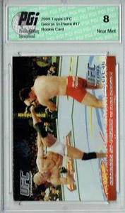 PGI 8 George St-Pierre vs Karo Parisyan 2009 Topps UFC #17 Rookie Card - Picture 1 of 1