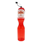 Santa / Snowman Bottle & Flexi Straw - Christmas Stocking Filler - Choose Design