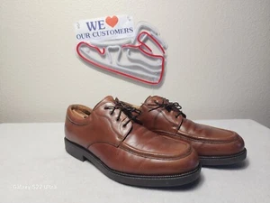 BOSTONIAN Strada Italy Herrenschuhe Kleid braun Leder Schnürung Oxford Gr. 13 M - Bild 1 von 10