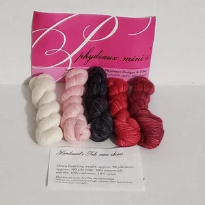 Merino Mini-Skeins FIVE Phydeaux Minis, Nuevo en Paquete - Imagen 1 de 12