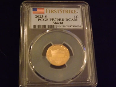 2023-S   Penny   First Strike         PCGS PR 70 DCAM - Image 1 of 2