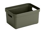 6pcs - SUNWARE Sigma Home Box 13 Liter Without Lid - Dark Green