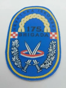 Croatian Army HV, 175. Brigada Zagreb, Croatian military army patch ! - Picture 1 of 2