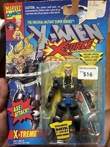 Vintage 1994 Toy Biz Marvel X-Men X-Force X-Treme Action Figure Sealed New - Picture 1 of 3