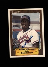 Maximo Del Rosario Greenville Braves 1990 ProCards authentic autographed card