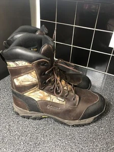 Gander Mountain Herren Gr. 12 Stiefel Jagd Braun Camouflage Leder Nylon Tech H2O Vibram - Bild 1 von 7