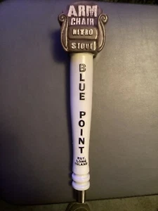 Blue Point -Arm Chair Nitro Stout - Beer Tap Handle -Long Island NY - Picture 1 of 2