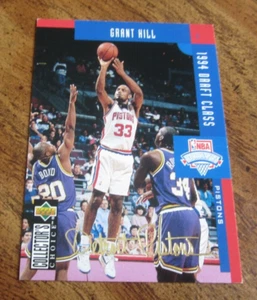 Grant HIll 1994-95 Collector's Choice International German Gold #409 Card NBA - Bild 1 von 2