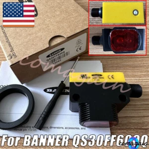 Sensor difuso de largo alcance para Banner Engineering QS30FF600Q enviado desde EE. UU. - Imagen 1 de 10