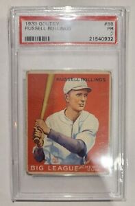 Russell Rollings 1933 Goudey #88 PSA/DNA PR 1