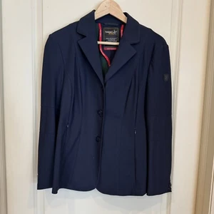 Tredstep Solo Classic Equestrian Coat Navy Size 10 — Sleeves Hemmed - Picture 1 of 24