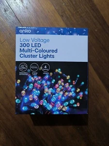 Low Voltage 300 LED Multi-Coloured Cluster Lights - Picture 1 of 1