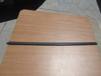97-06 Jaguar XK8 XKR RIGHT exterior door window trim BLACK molding rubber seal - Image 1 of 3