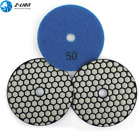 3Pcs Diamond Granite Dry Polishing Pads 4 Inch Set Flexible Marble Granite Stone