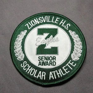 Zionsville High School Scholar Athlete Eagles IN Indiana Senior Award 4" Patch - Picture 1 of 2