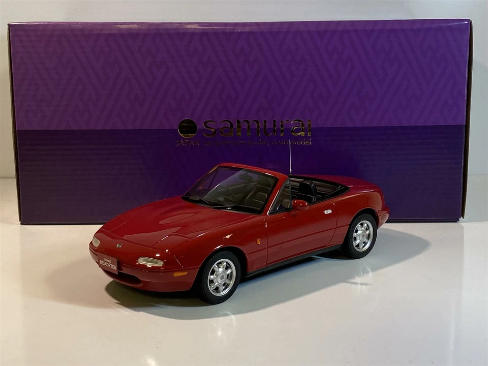 Kyosho Ksr18031r Samouraï 1/18 Eunos Roadster Classique Rouge Modèle de Japon