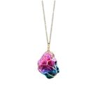 Crystal Choker Necklace Chakra Healing Charm Chain With Pendant Colored Stone